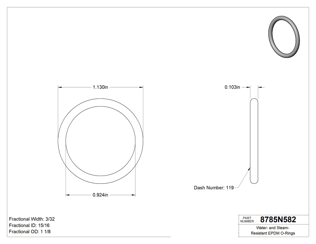 Technical drawing - 8785N582